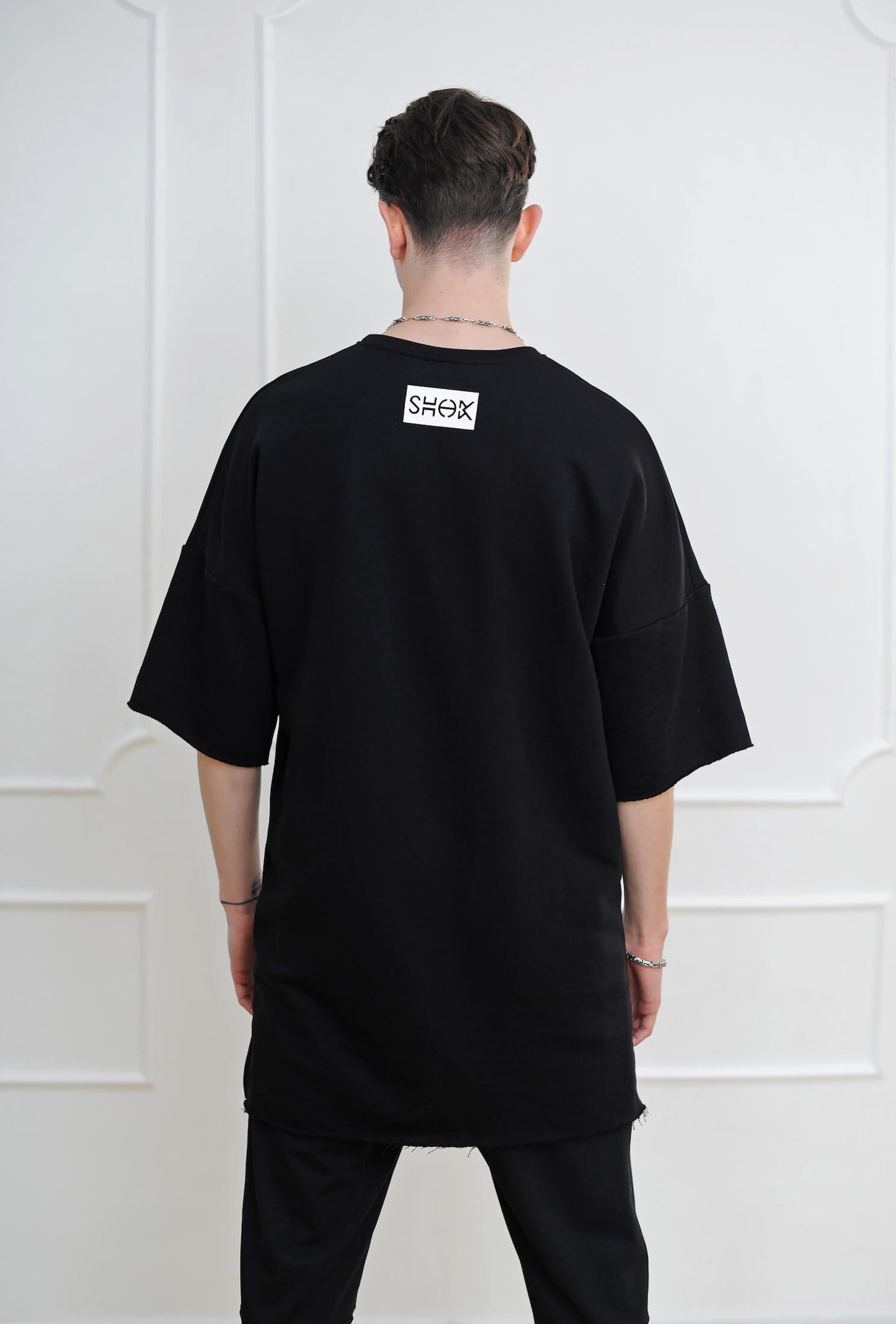 Lässiges Oversize-Shirt Nero