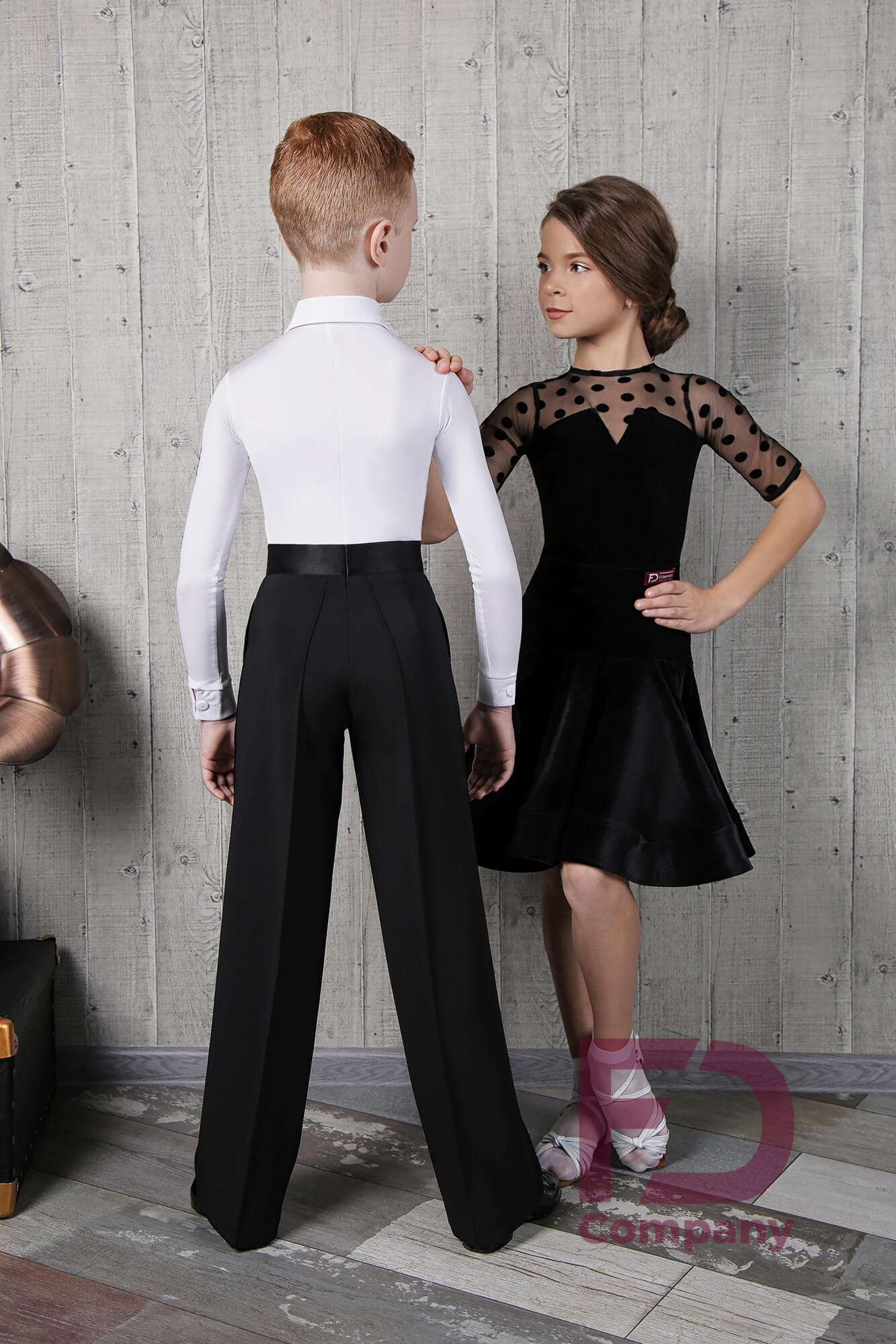 Turnierhose schwarz Latein Kinder