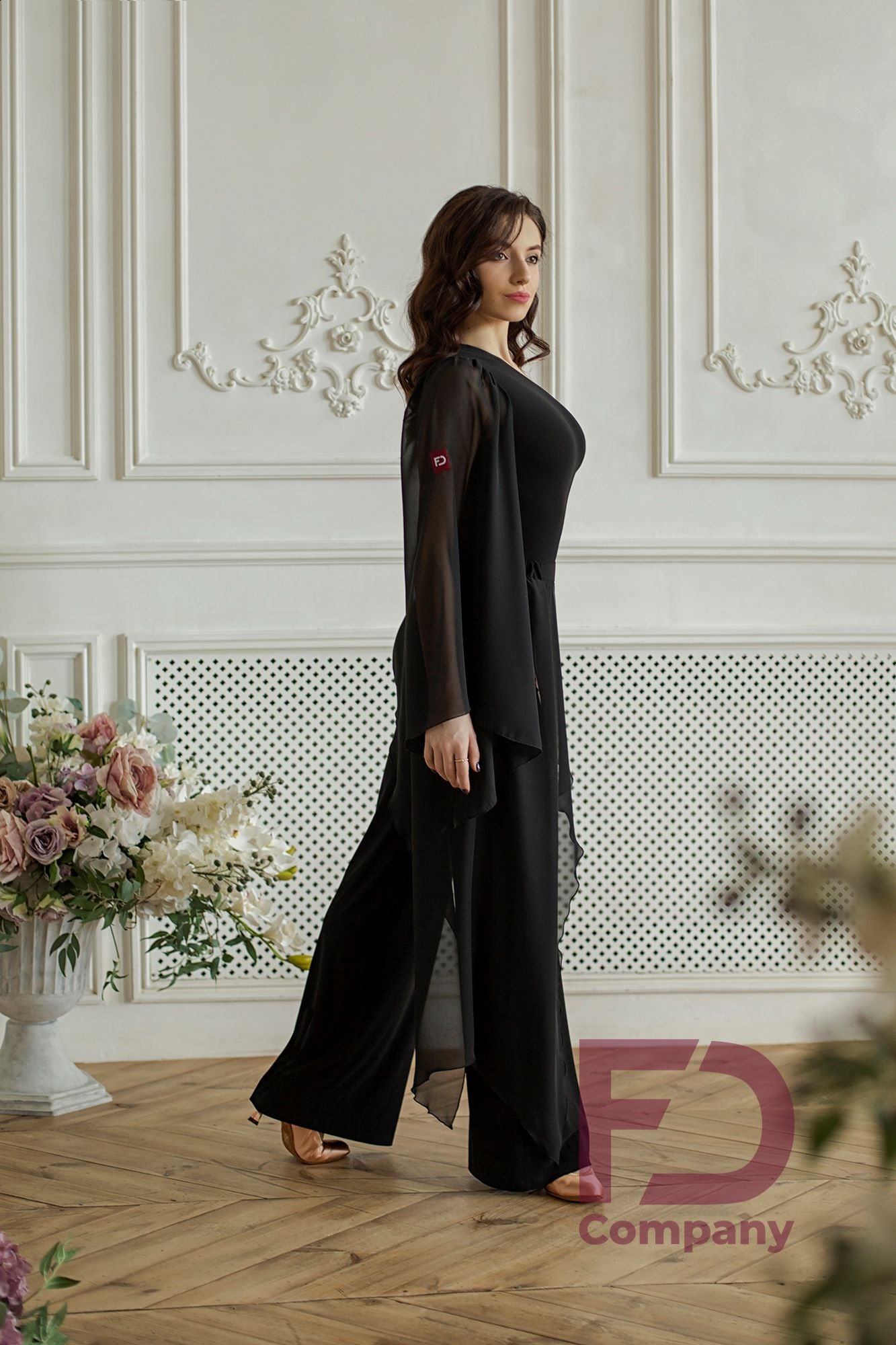 Tanzhose Damen Standard Jasmin
